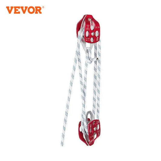 SucceBuy Heavy Duty Twin Sheave Pulley Block and Tackle