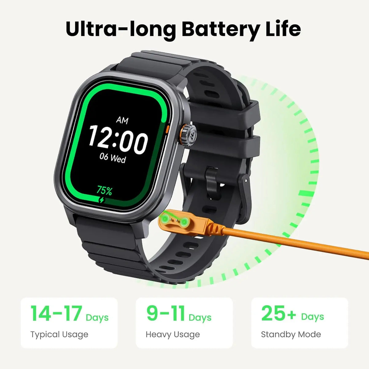 KOSPET PULSE Smartwatch With AMOLED Display Fitness Tracking