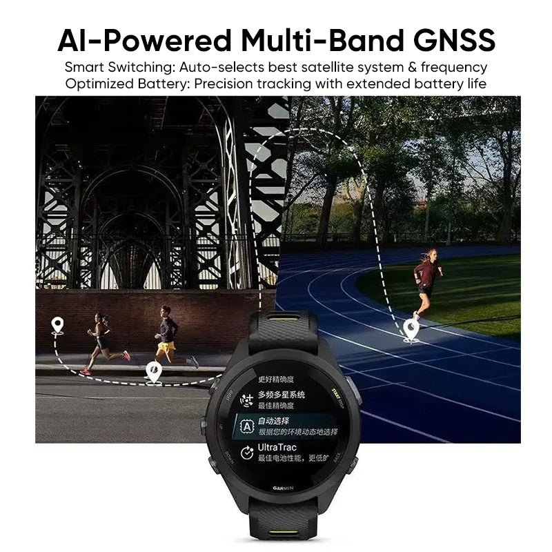 Garmin Forerunner 265 GPS Smartwatch With Heart Rate Monitor