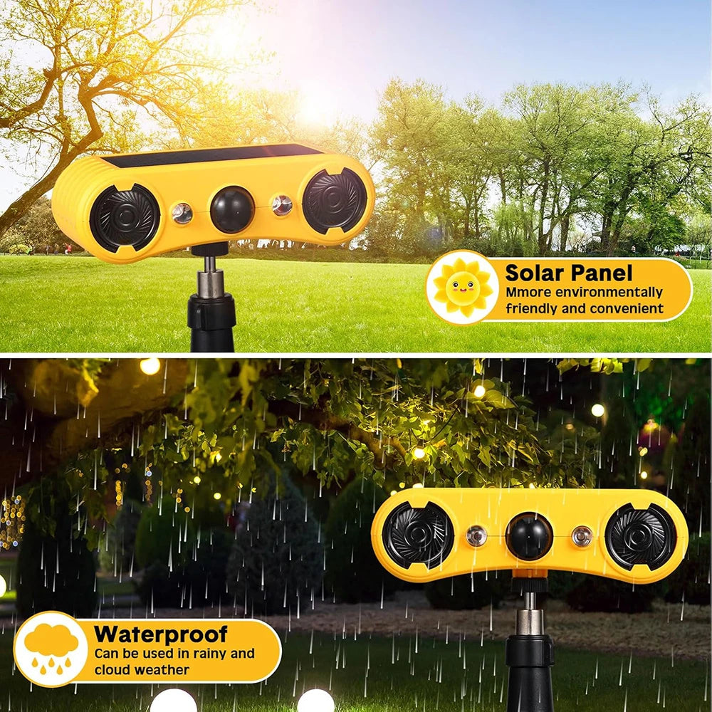 Outdoor Waterproof Solar Motion Security Alarm Detector