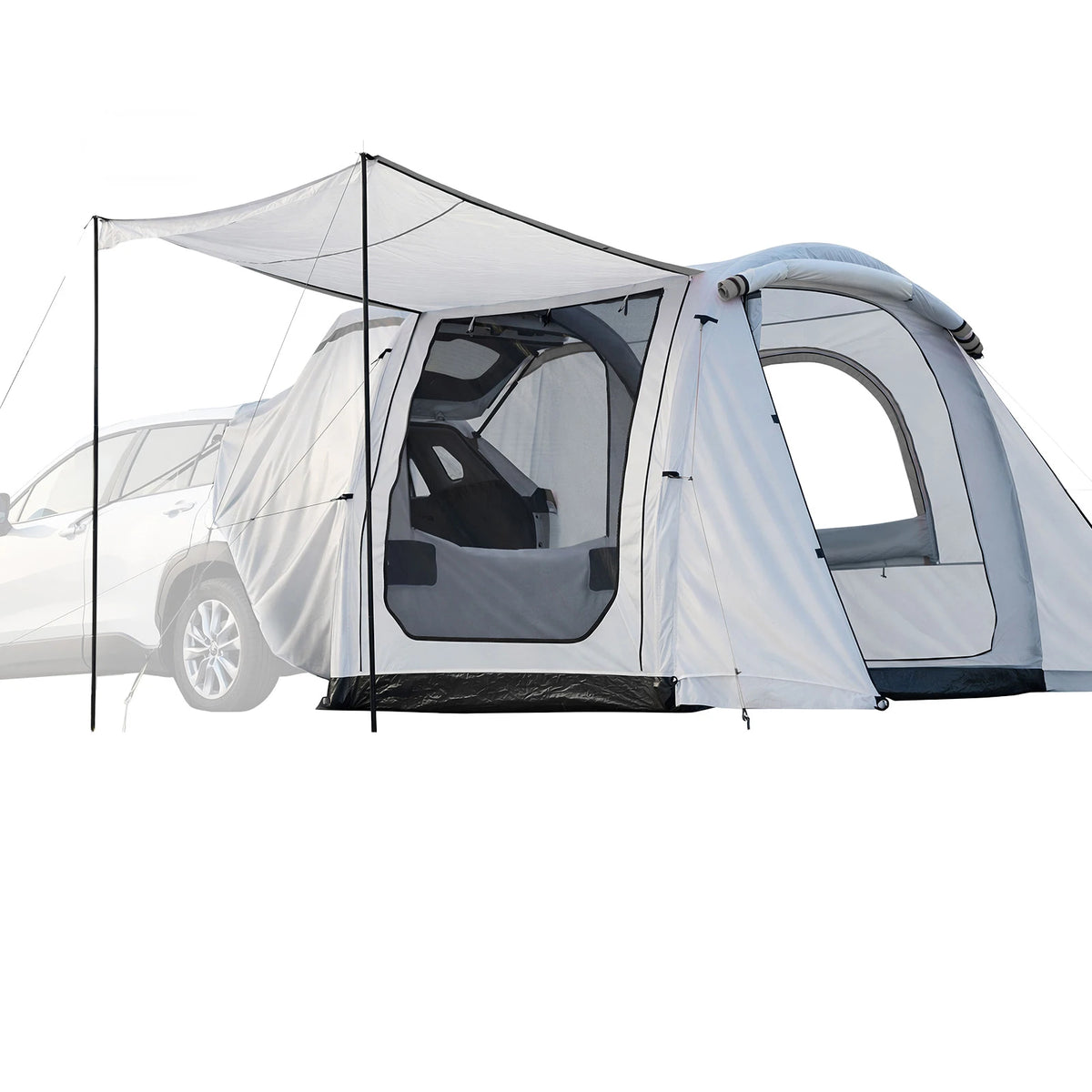 SucceBuy Inflatable SUV Tent With Awning For Camping