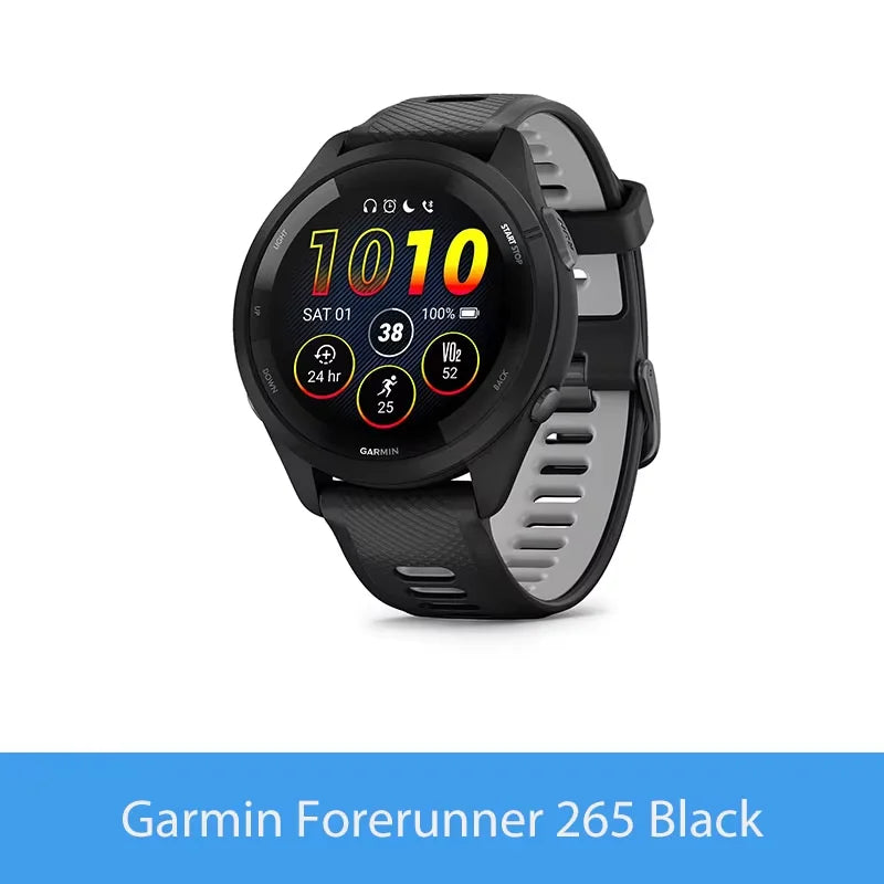 Garmin Forerunner 265 GPS Smartwatch With Heart Rate Monitor