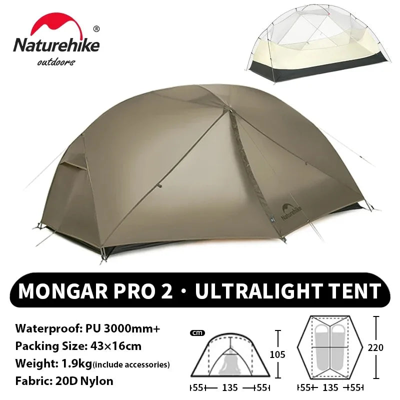 Naturehike Mongar PRO Ultralight Waterproof Camping Tent