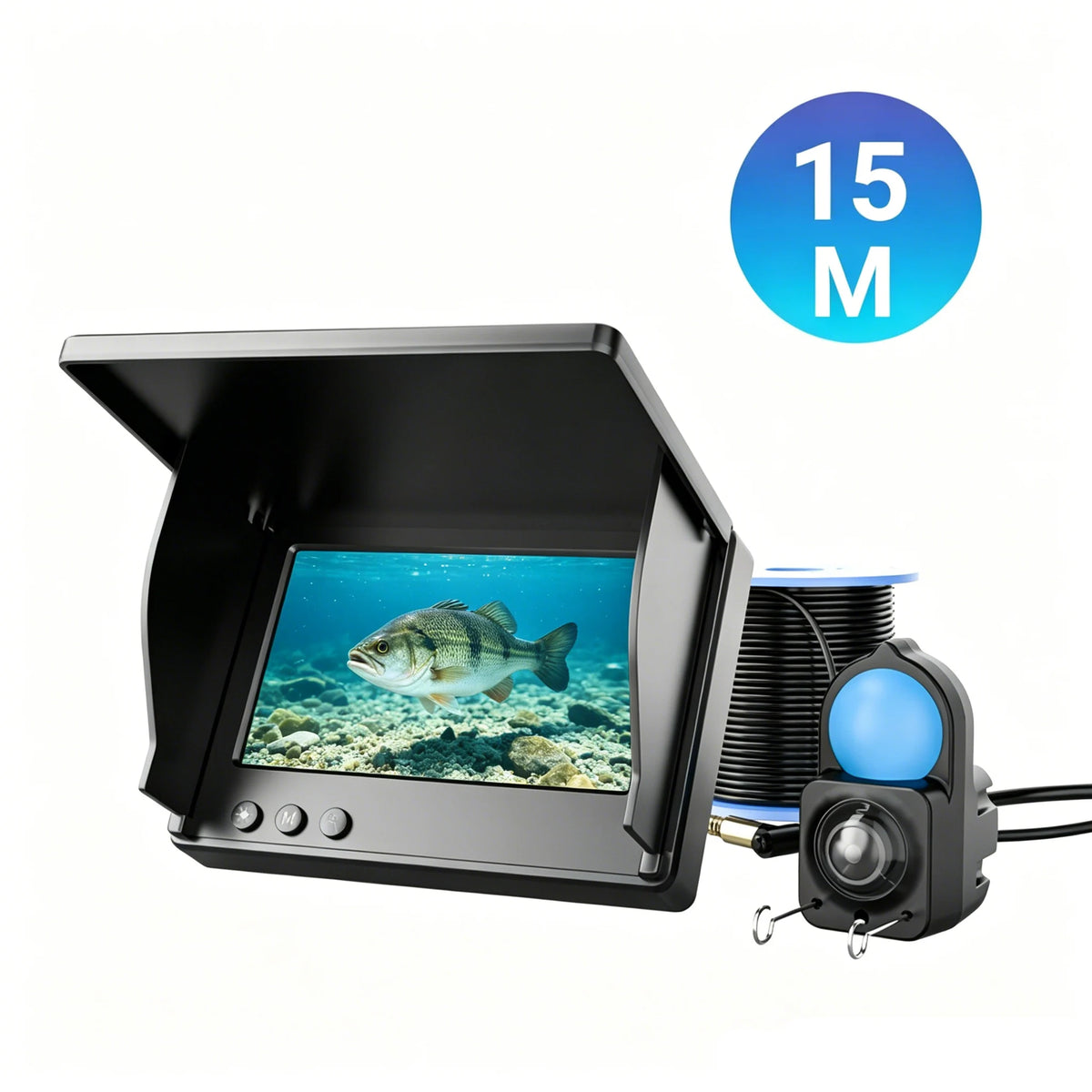 AOERWEI HD Underwater Fishing Camera Fish Finder With Night Vision