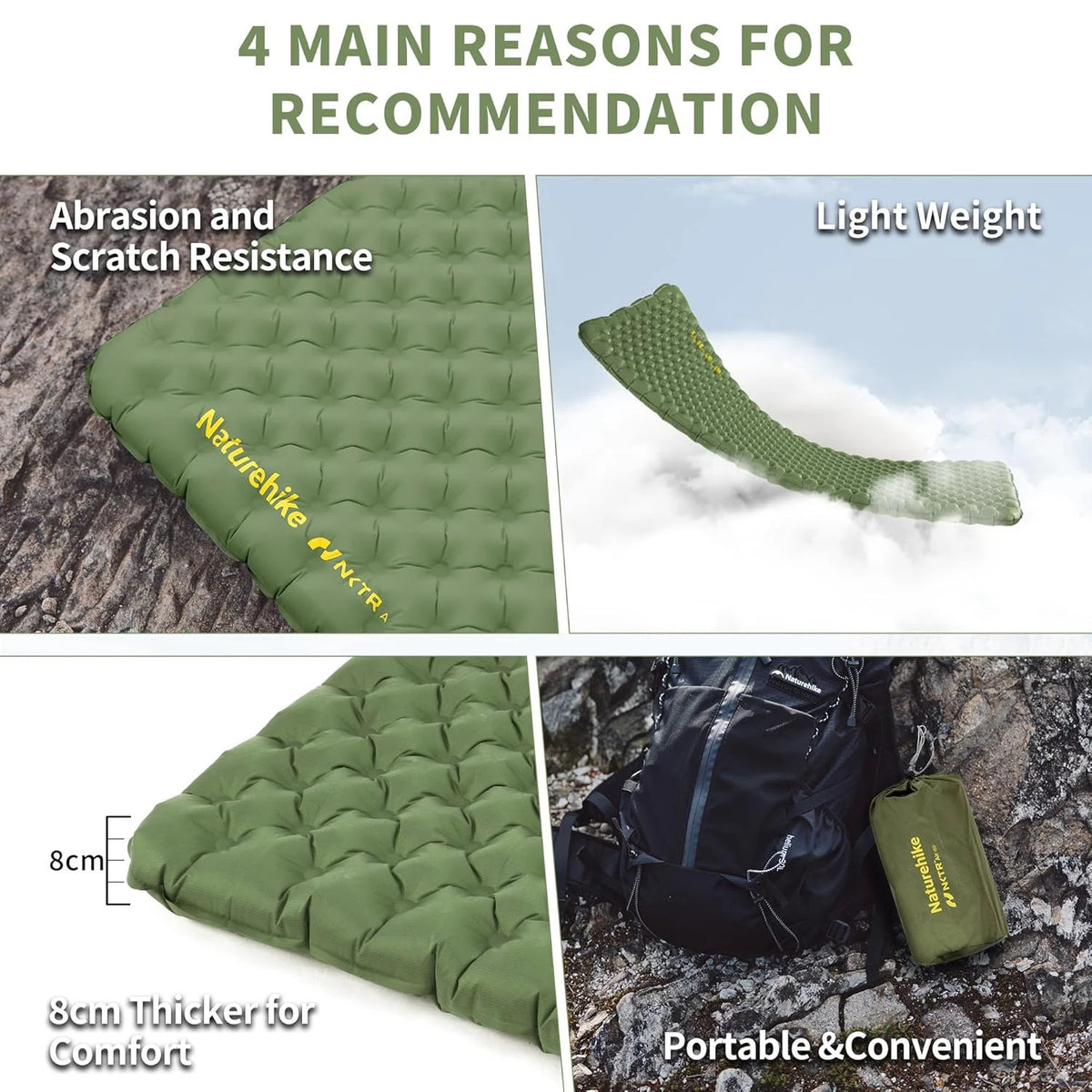 Naturehike Ultralight Insulated Inflatable Sleeping Pad