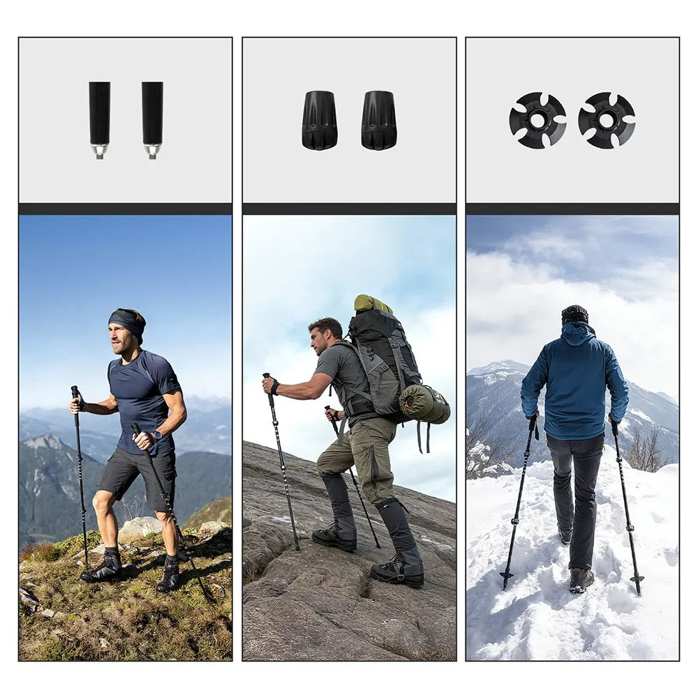 Night Cat Collapsible Trekking Pole for Hiking and Backpacking