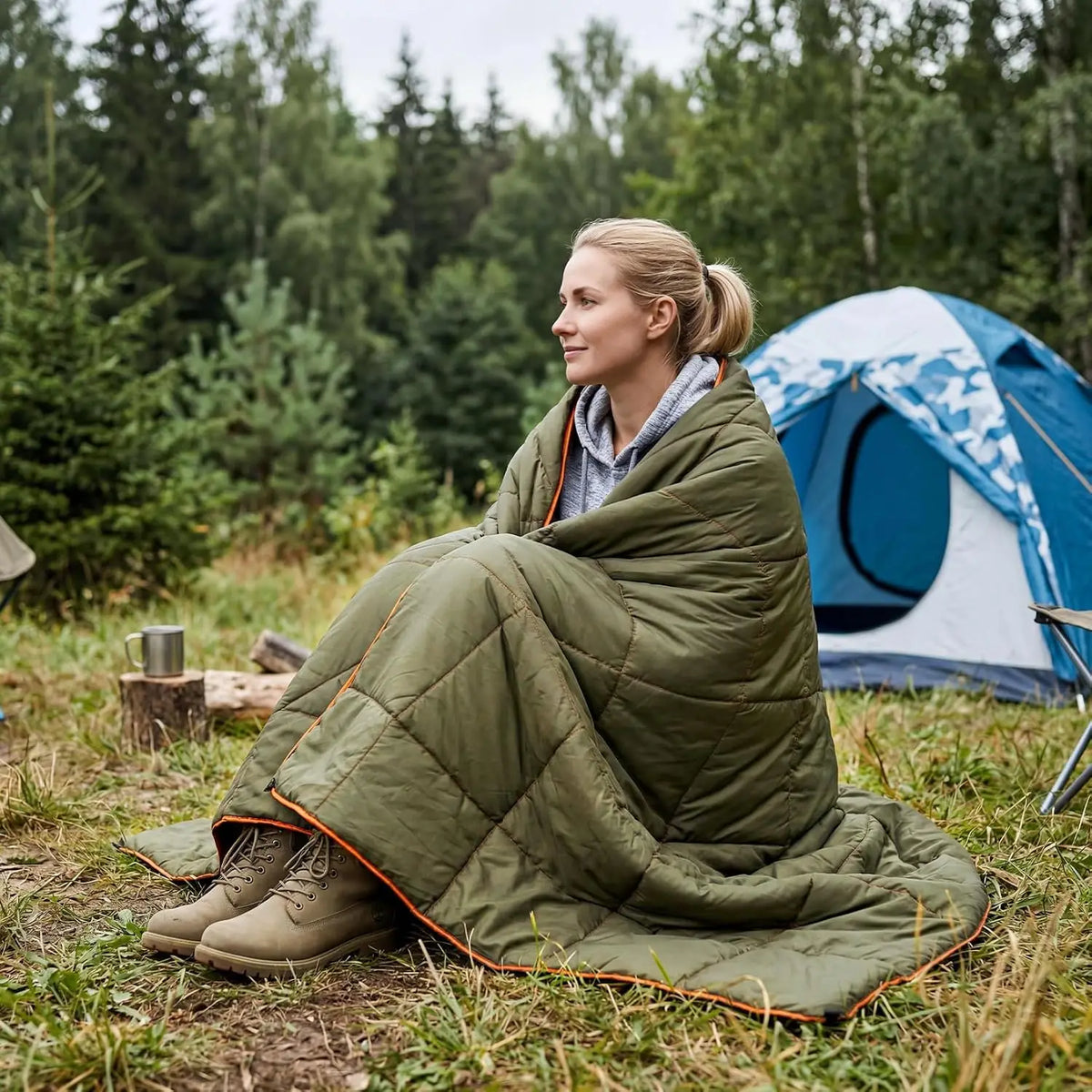 Tacleekii Waterproof Outdoor Travel And Camping Blanket