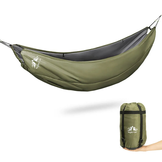 Night Cat Hammock Underquilt Insulated Sleeping Blanket for All Seasons