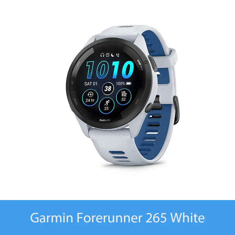 Garmin Forerunner 265 GPS Smartwatch With Heart Rate Monitor