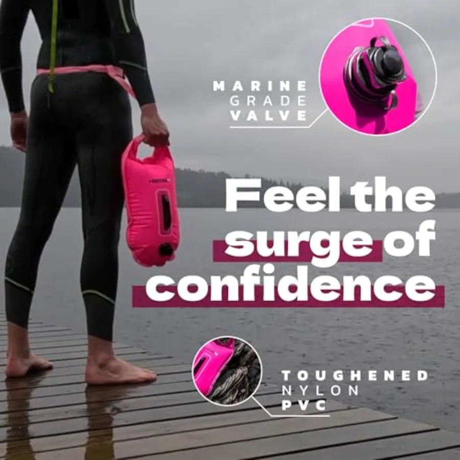 Open Water Swim Buoy With Waterproof Dry Bag