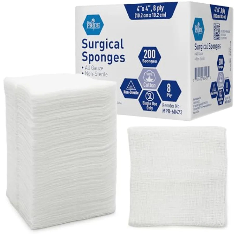 MED PRIDE Non Sterile Woven Gauze Surgical Sponges