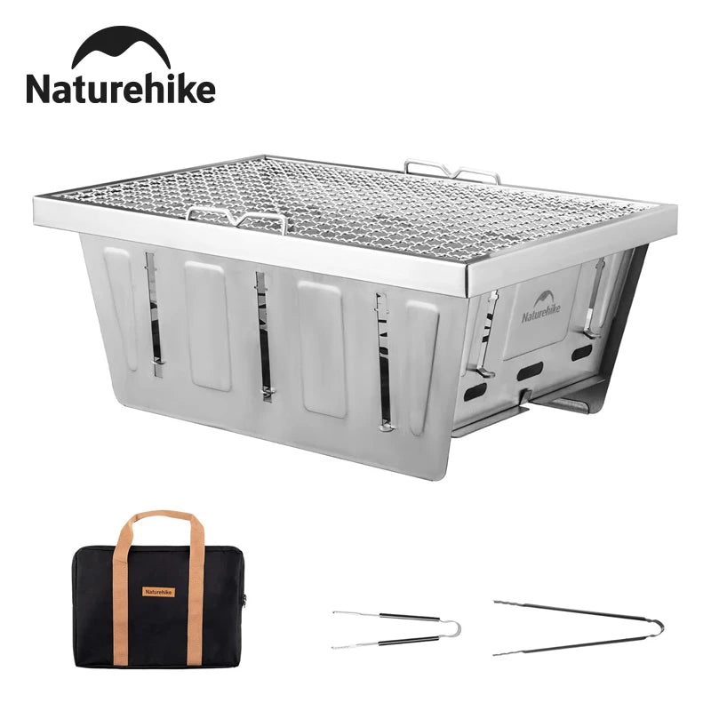 Naturehike Portable Folding Camping Charcoal Grill for IGT Table