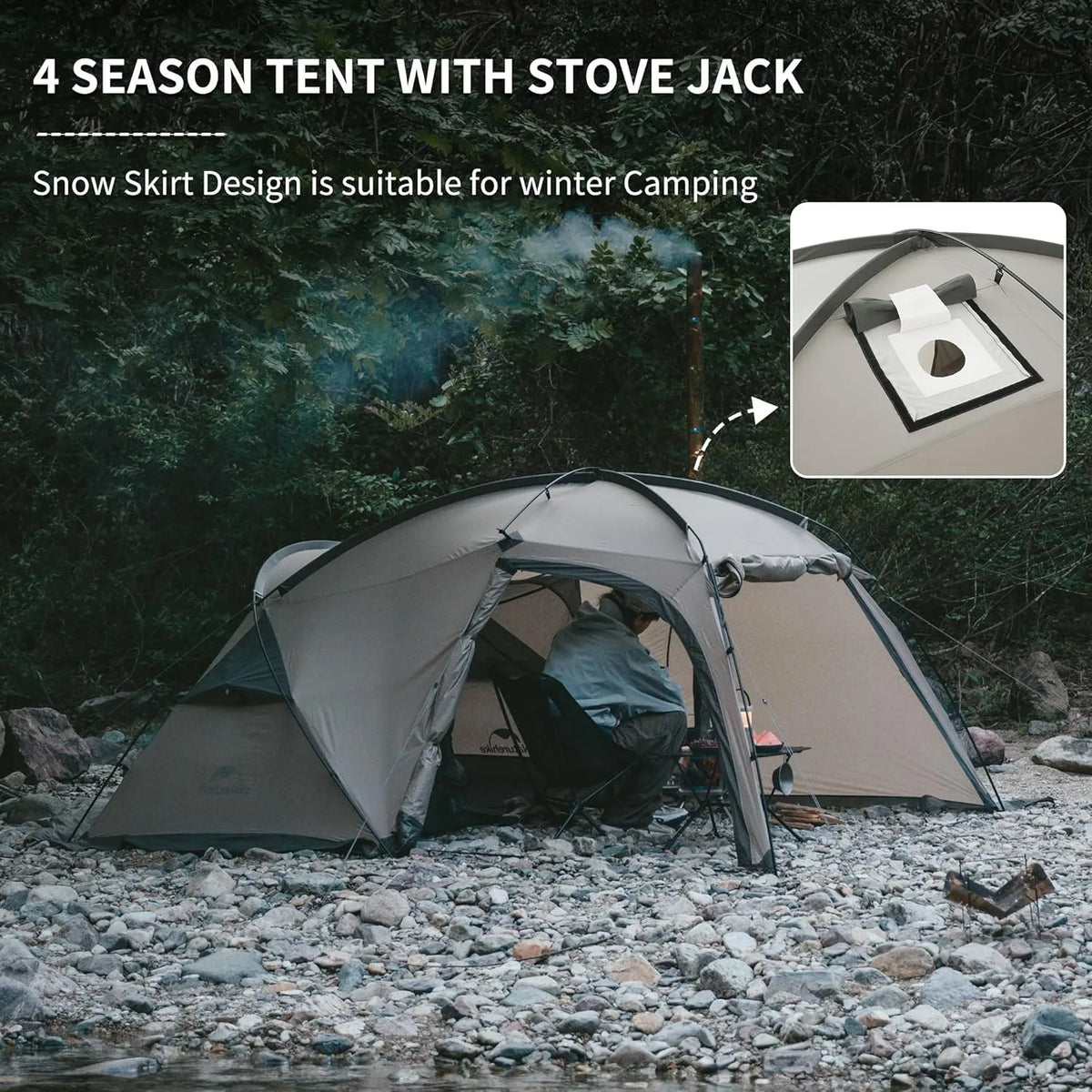 Naturehike Massif Hot Tent Stove Jack Waterproof Four Season Camping