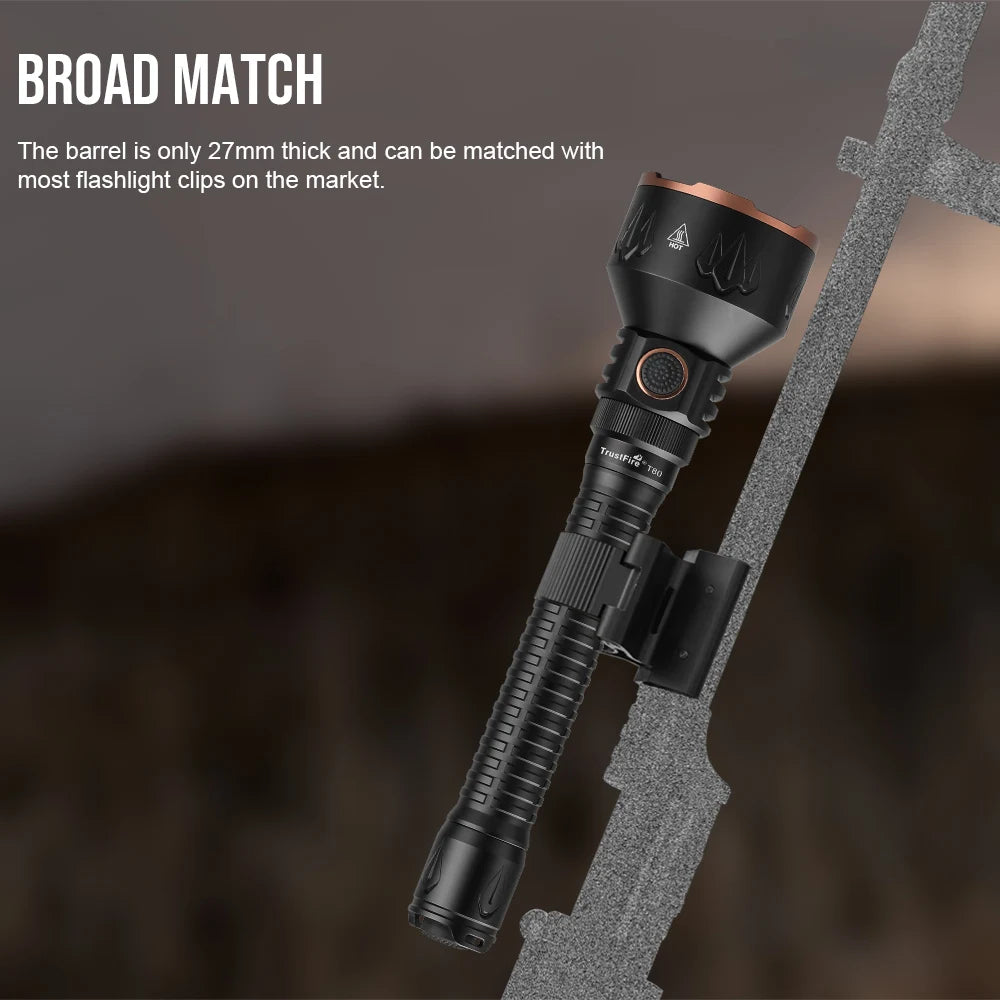 TrustFire Rechargeable Tactical LED Flashlight Kit
