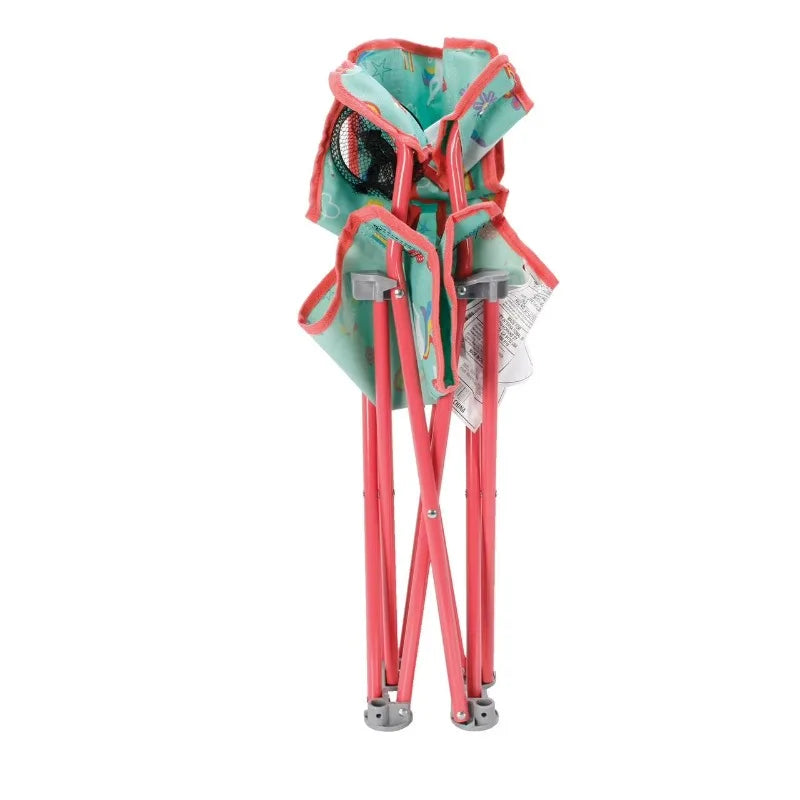Kids Folding Camp Chair With Secure Safety Lock