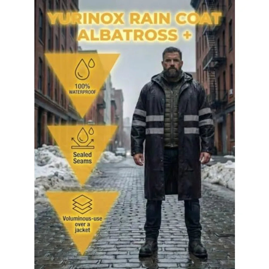 Waterproof Hooded Emergency Raincoat Poncho for Men and Women