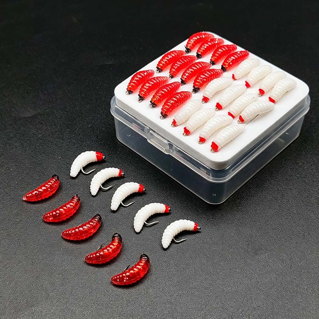 Fly Fishing Flies for Trout and Salmon With Storage Boxes