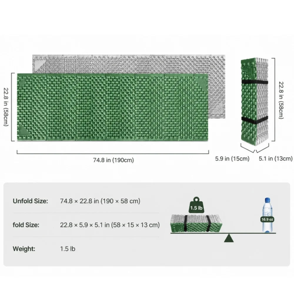 Night Cat Ultralight Foldable Foam Sleeping Pad For Camping