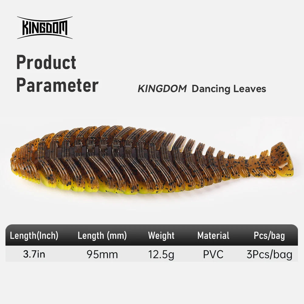 Kingdom Scented Soft T Tail Lure For Pike Bass Fishing