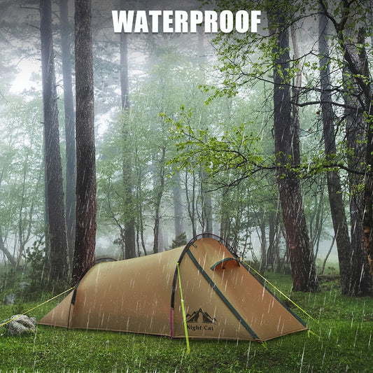Night Cat Lightweight Double Layer Waterproof Backpacking Tent