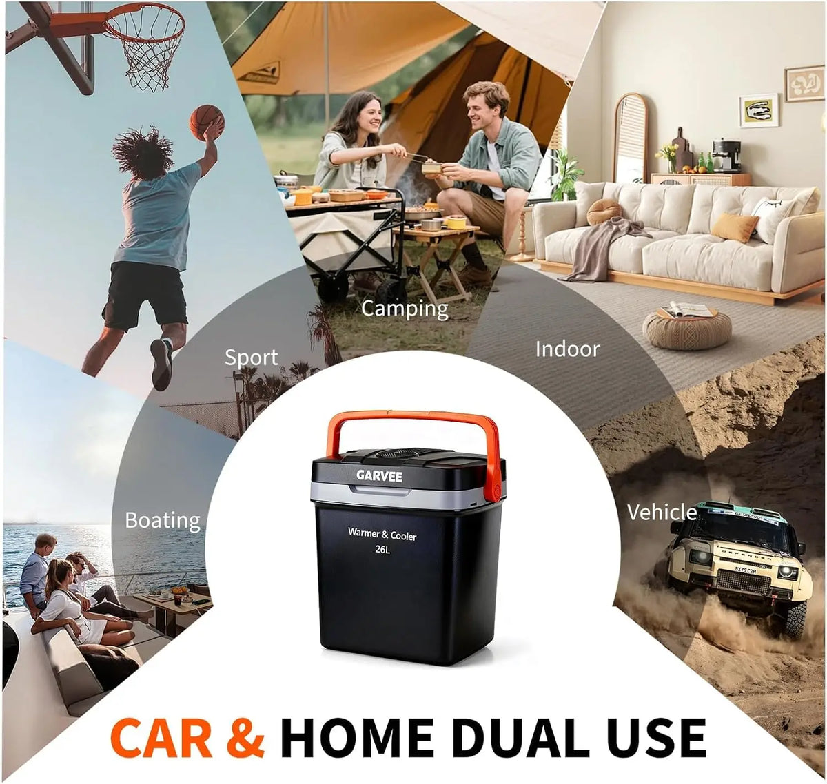 Tacleekii Portable Car Refrigerator Cooler And Warmer