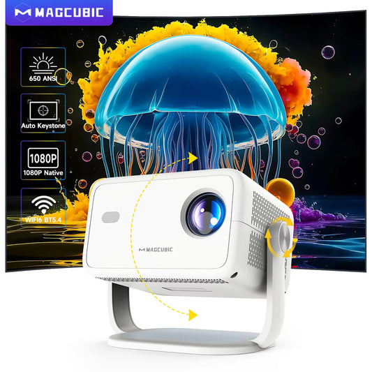 Magcubic 1080P 650 ANSI Android Projector With Auto Keystone Correction