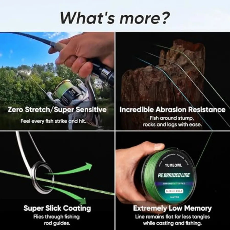 Ultra Strong Braided Fishing Line For Ocean And Freshwater