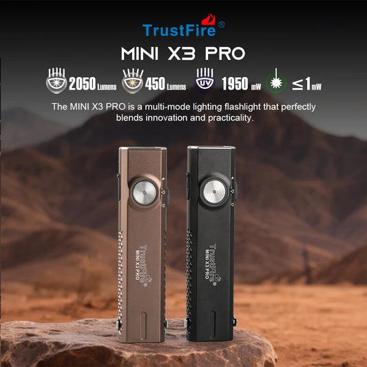 TrustFire Minix3 Pro 6-In-1 Rechargeable LED Flashlight