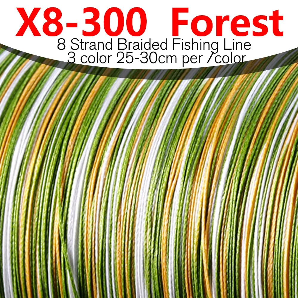 Bakawa 8 Strand Braided PE Fishing Line for Saltwater