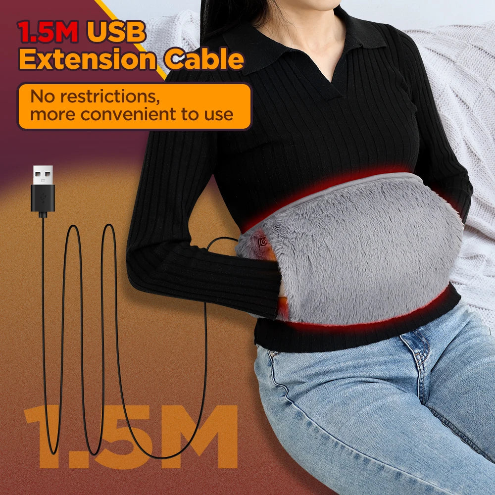 Hailicare Graphene USB Rechargeable Heated Abdominal Belt