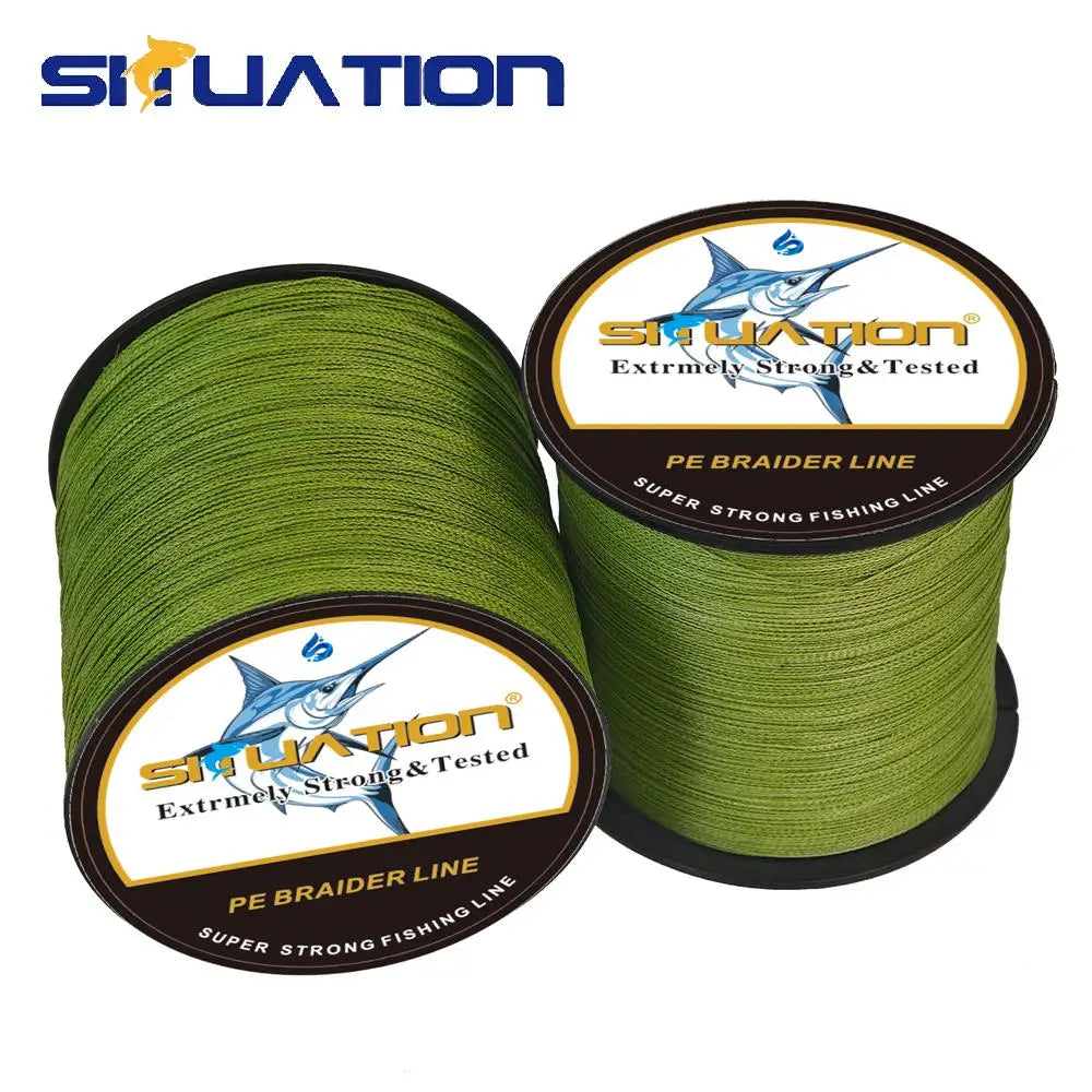 Ultra Strong Braided Fishing Line For Smooth Long Casting