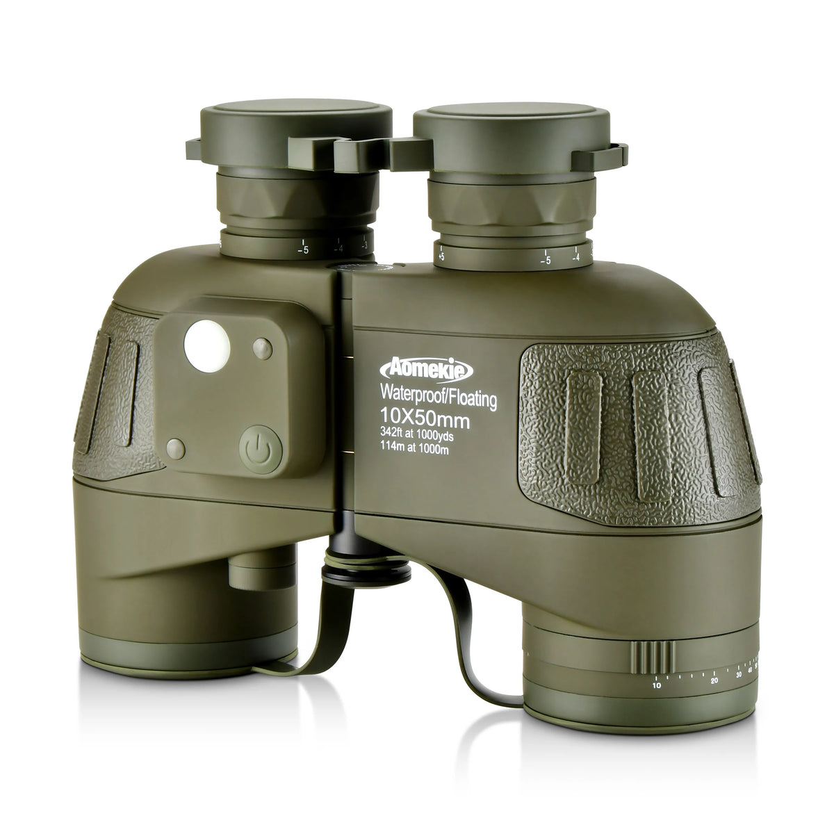 Marine Binoculars With Rangefinder Compass And Waterproof FMC Lens