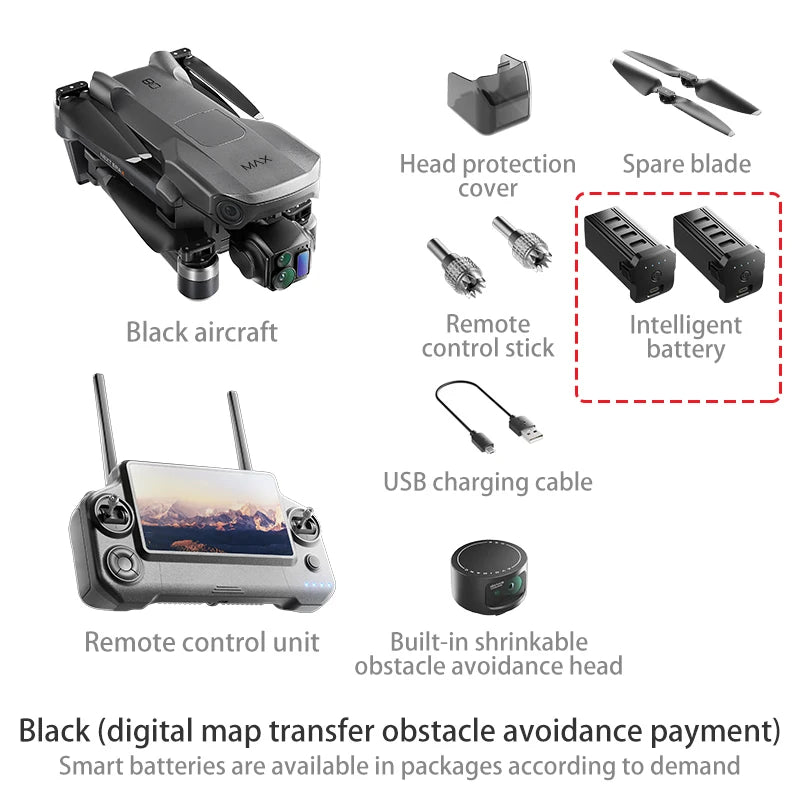 P7 Max GPS 4K Camera Drone With Three Axis Gimbal