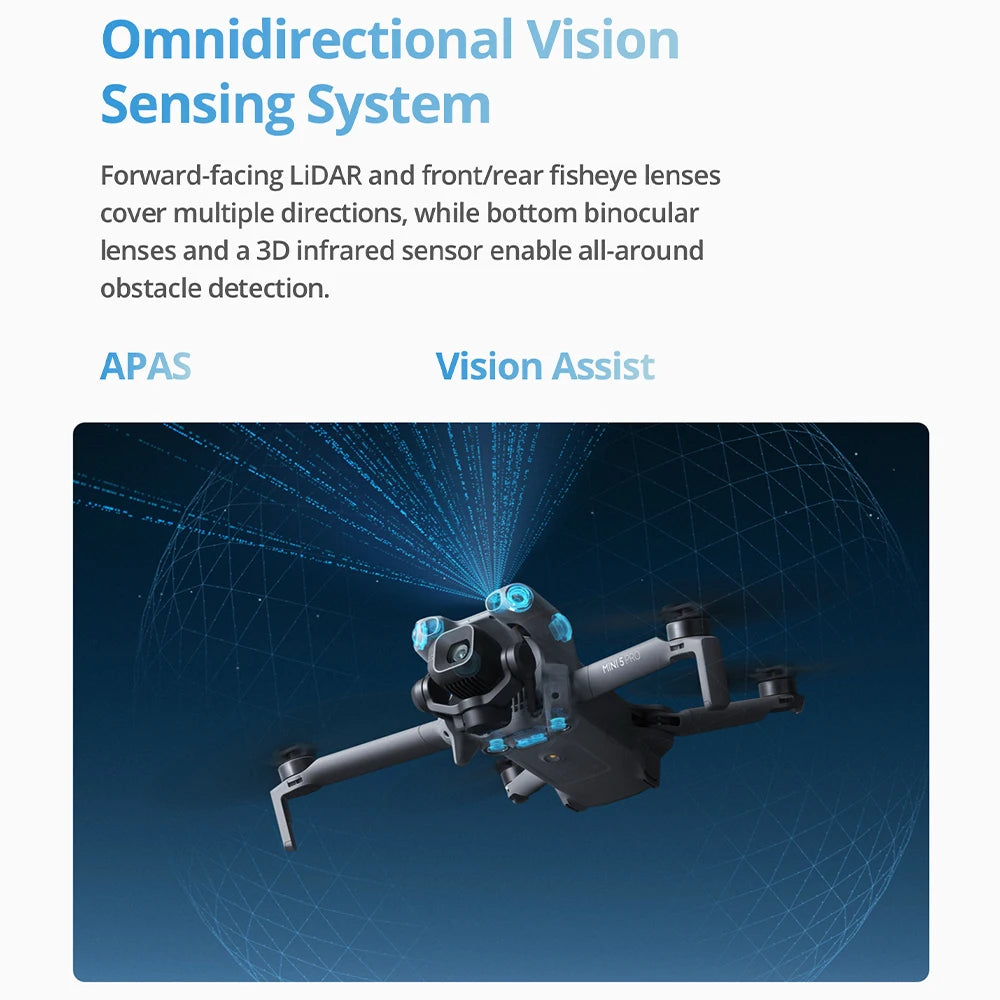 DJI Mini 5 Pro Camera Drone With 4K Video Tracking