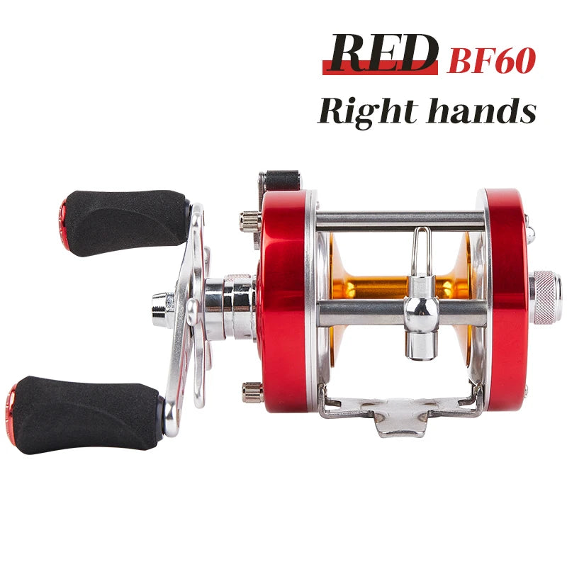 Billings Trolling Drum Fishing Reel With Aluminum Spool