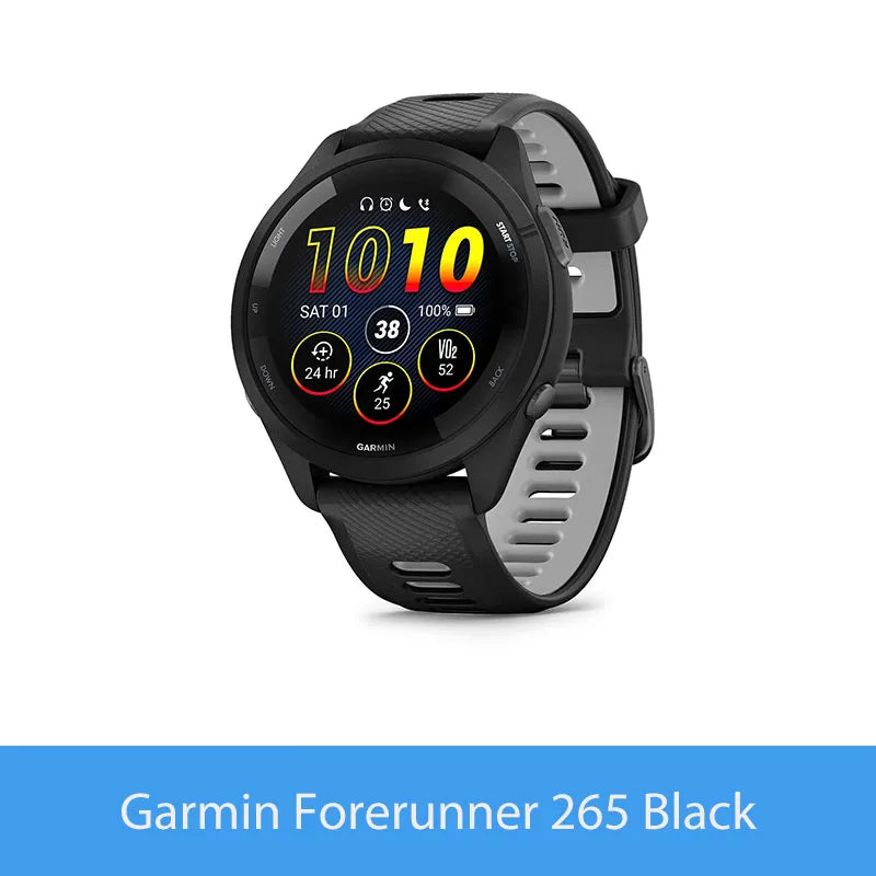 Garmin Forerunner 265 GPS Smartwatch With Heart Rate Monitor
