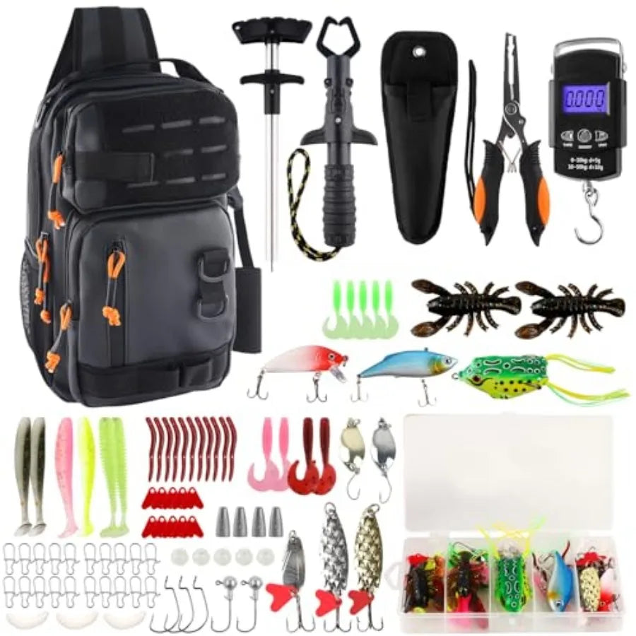 Fishing Backpack With Tackle Boxes And Rod Holder