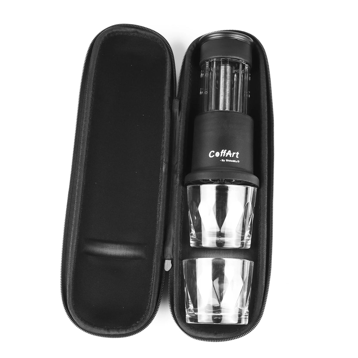 BioloMix Portable Manual Espresso Coffee Maker For Ground And Capsules