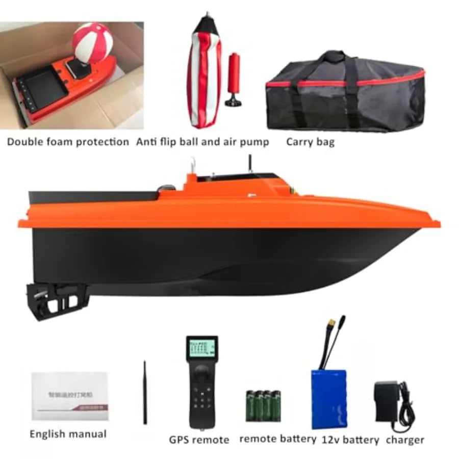 GPS Fishing Bait Boat With Cruise Control
