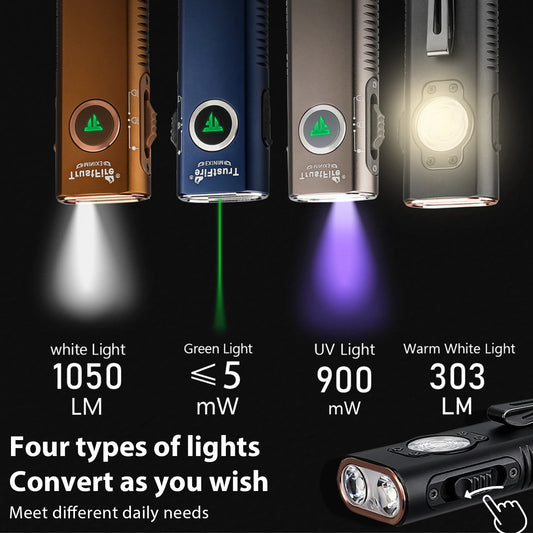 TrustFire MINIX3 Rechargeable Four In One EDC Flashlight