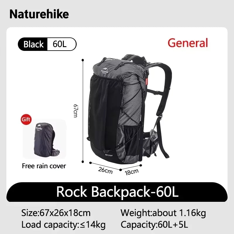 Naturehike Outdoor Hiking Backpack With Rain Cover