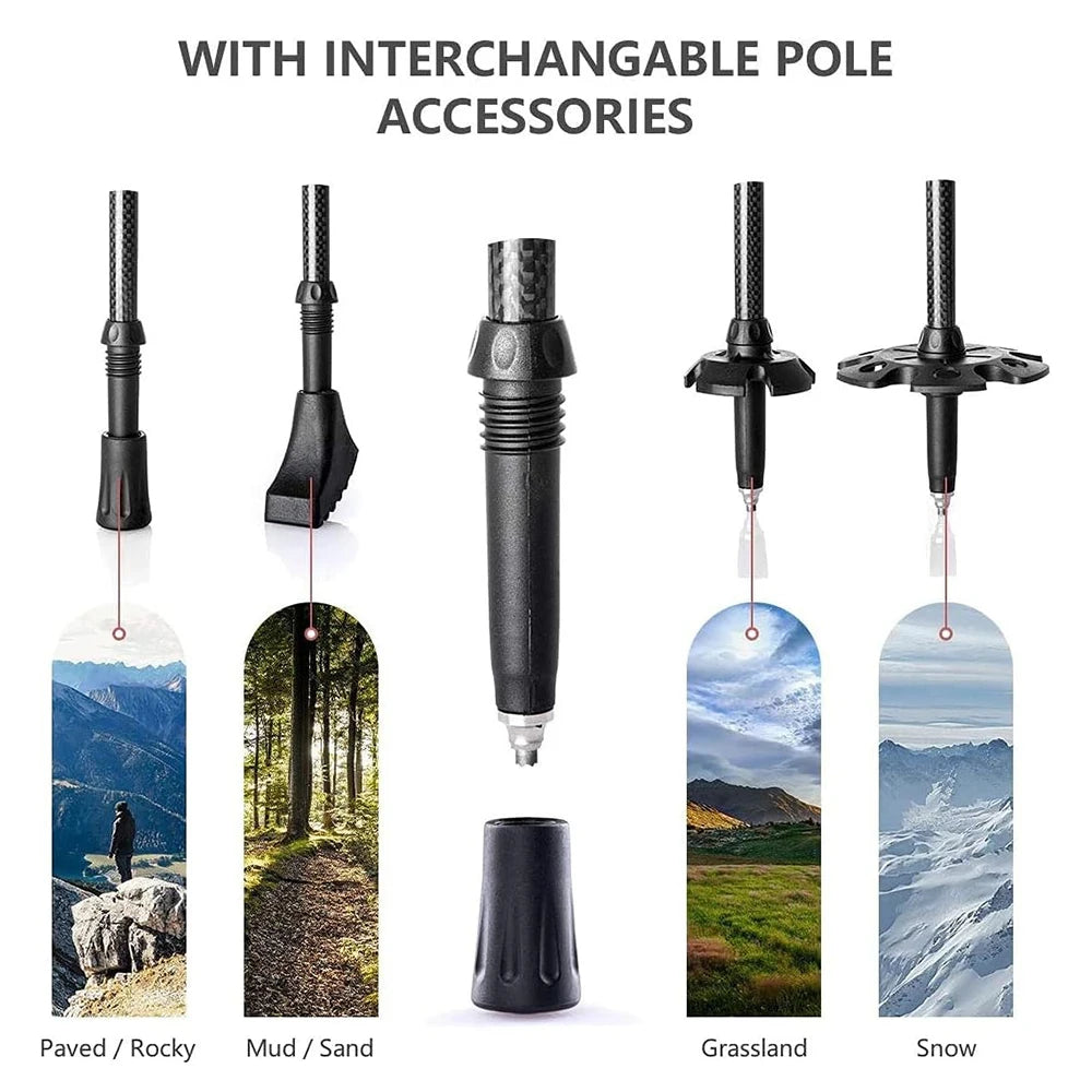 Naturehike Carbon Fiber Adjustable Trekking Poles