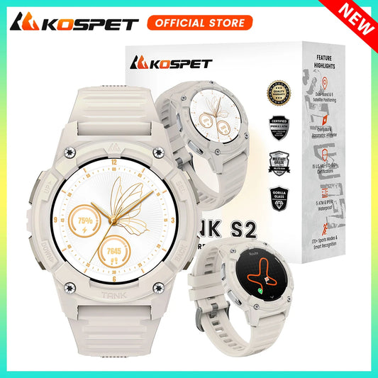 KOSPET Tank S2 GPS Smartwatch With AMOLED Display And Calls