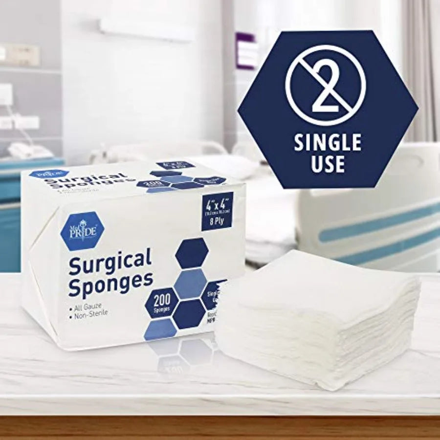 MED PRIDE Non Sterile Woven Gauze Surgical Sponges