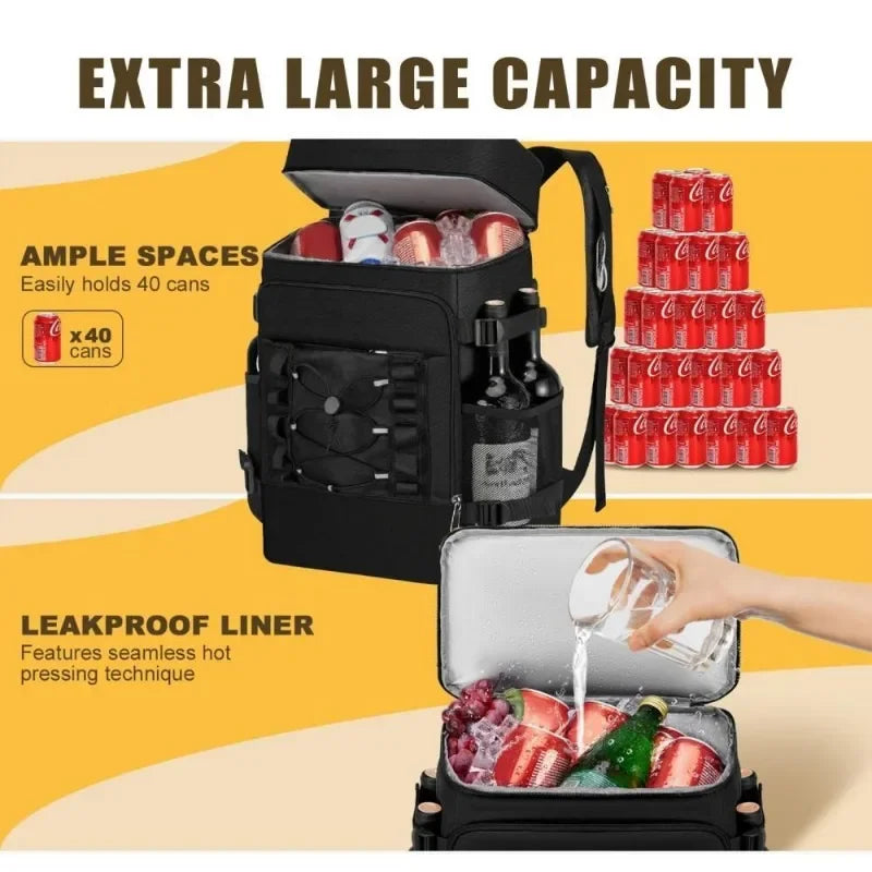 Waterproof Thermal Cooler Backpack for Picnics and Outdoor Trips