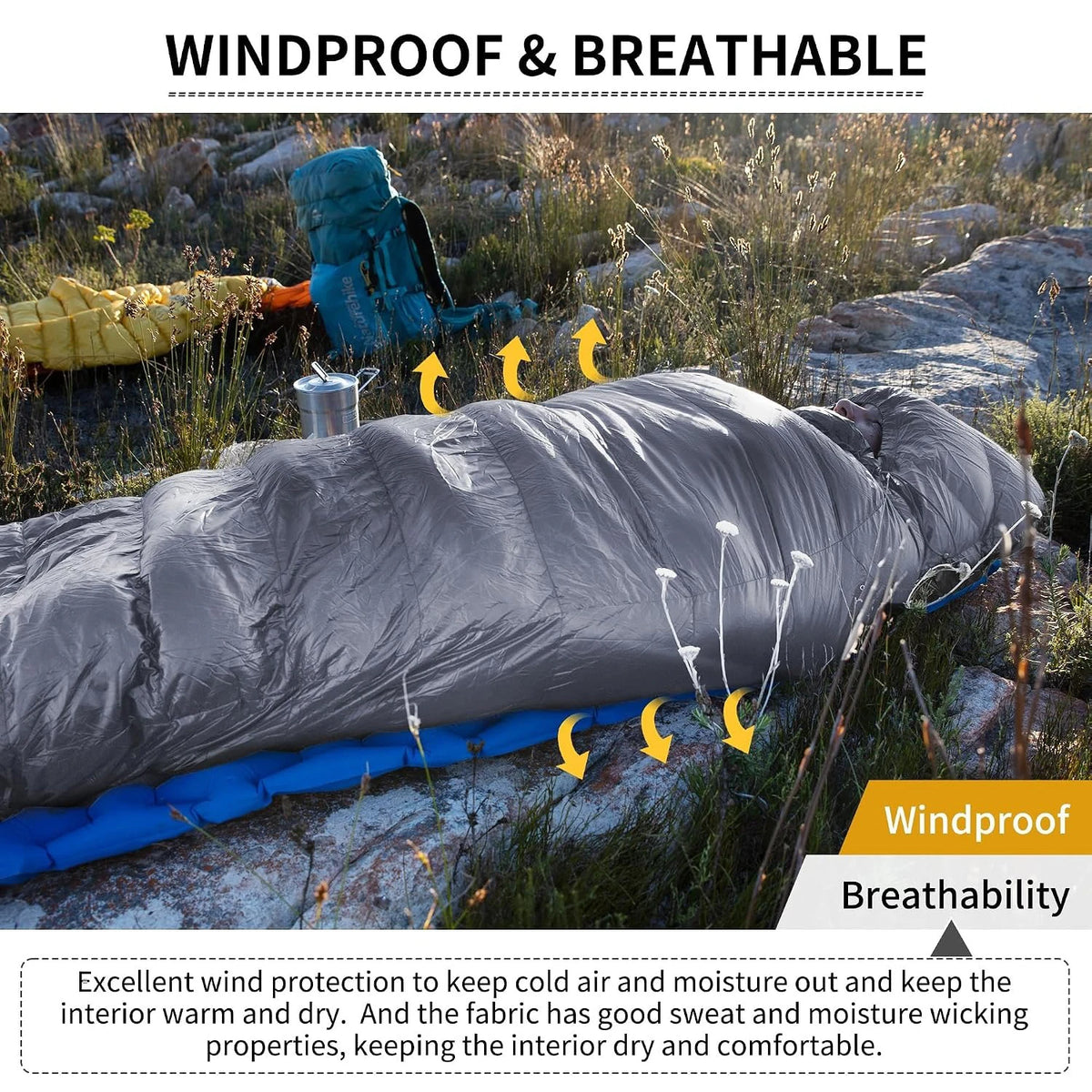 Naturehike Ultralight Duck Down Sleeping Bag For Camping