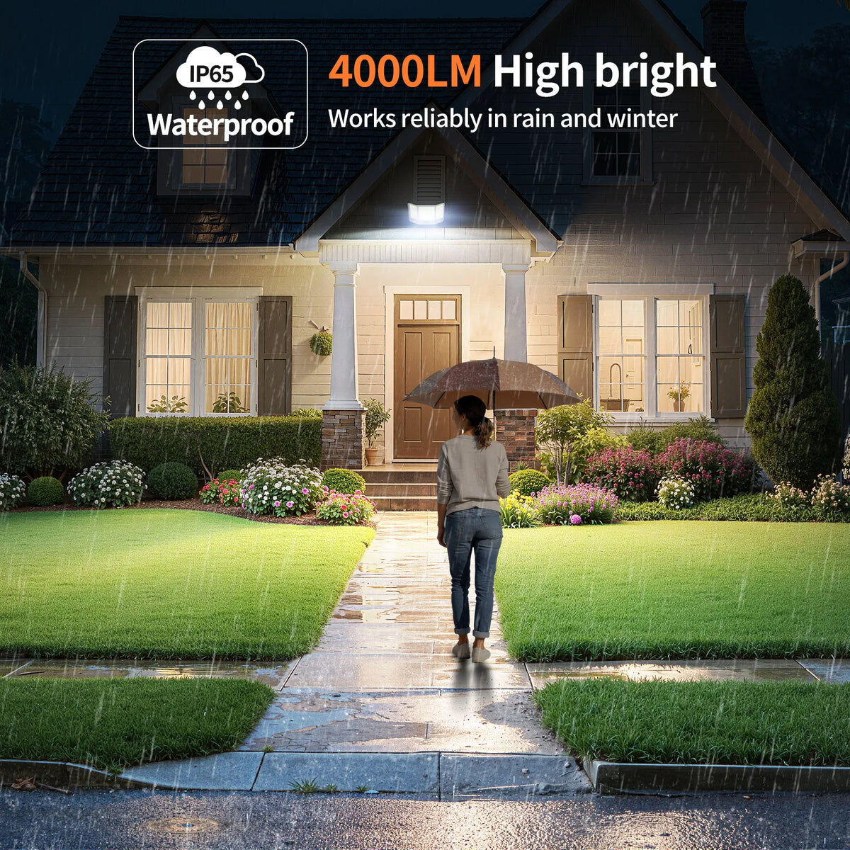 Intelamp Solar Street Flood Lights With Dual Sensors