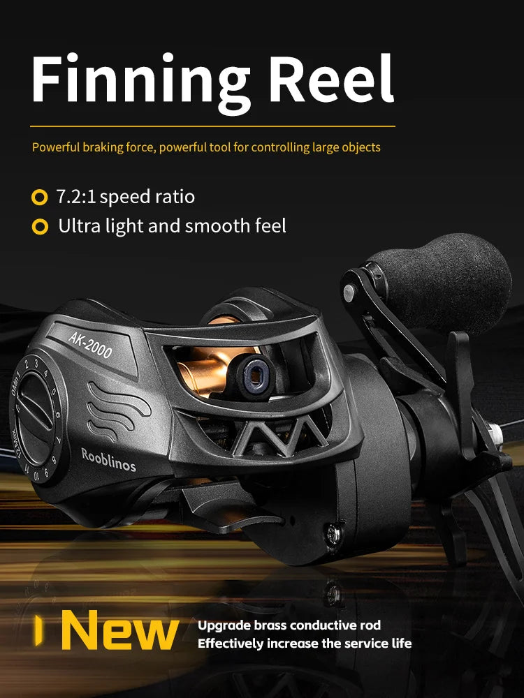 Rooblinos AK Spinning Fishing Reel Featuring 8kg Maximum Drag