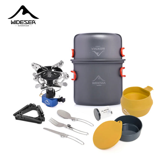 Widesea Portable Aluminum Camping Stove Set