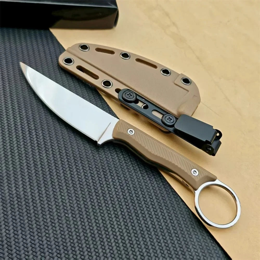 Speedgoat Fixed Blade Outdoor Survival Knife With Kydex Sheath